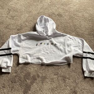 Friends Crop Hoodie SIZE L